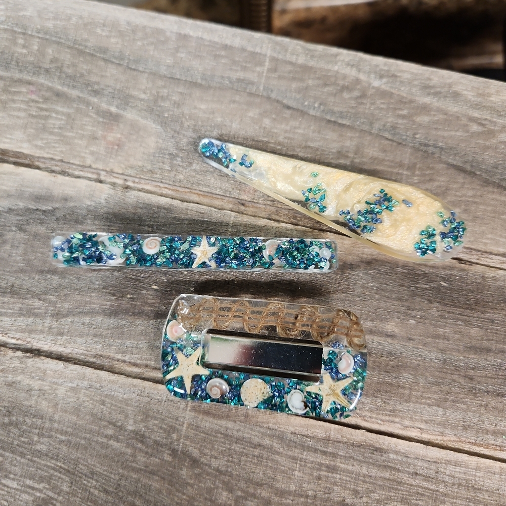 🏖 Beach hair clips! 🏖